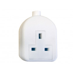 SMJ RTS1GW White Trailing Extension Socket 13A 1-Gang