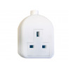 SMJ RTS1GW White Trailing Extension Socket 13A 1-Gang