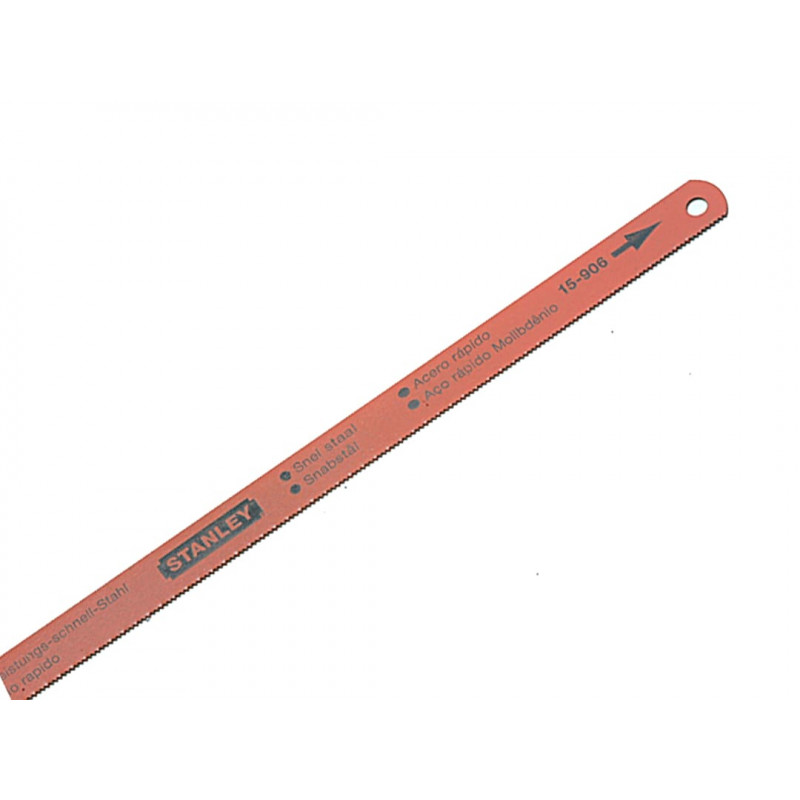 STANLEY® Hand Tools 0-15-906 High Speed Steel Molybdenum Hacksaw Blades 300mm (12in) x 24 TPI Pack 2 STANLEY® Hand Tools 0-15-906 High Speed Steel Molybdenum Hacksaw Blades 300mm (12in) x 24 TPI Pack 2