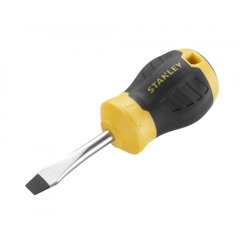 STANLEY® Hand Tools STHT16147-0 CUSHION GRIP™ Stubby Screwdriver 6.5 x 45mm Flared