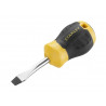 STANLEY® Hand Tools STHT16147-0 CUSHION GRIP™ Stubby Screwdriver 6.5 x 45mm Flared