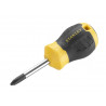 STANLEY® Hand Tools STHT16157-0 CUSHION GRIP™ Stubby Screwdriver Phillips Tip PH2 x 45mm