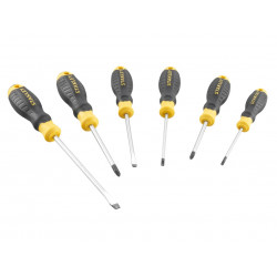 STANLEY® Hand Tools STHT16165-0 CUSHION GRIP™ Screwdriver Set, 6 Piece