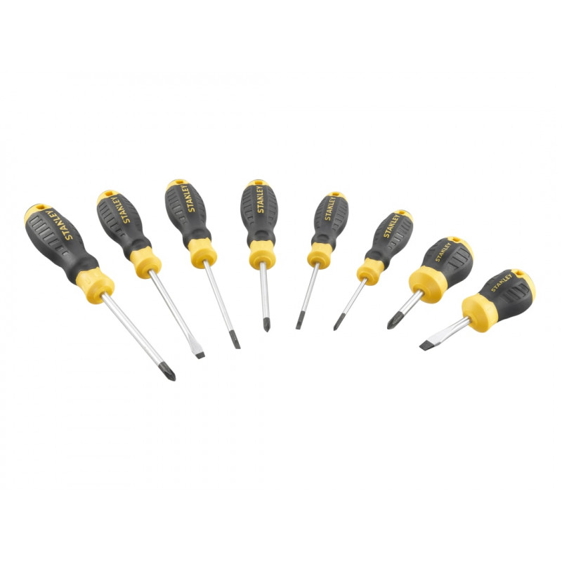 STANLEY® Hand Tools STHT16167-0 CUSHION GRIP™ Screwdriver Set, 8 Piece STANLEY® Hand Tools STHT16167-0 CUSHION GRIP™ Screwdriver Set, 8 Piece