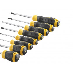 STANLEY® Hand Tools STHT16167-0 CUSHION GRIP™ Screwdriver Set, 8 Piece