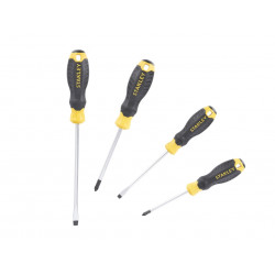 STANLEY® Hand Tools STHT16169-0 CUSHION GRIP™ Screwdriver Set, 4 Piece