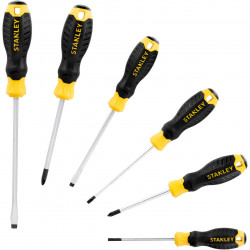 STANLEY® Hand Tools STHT16172-0 CUSHION GRIP™ Screwdriver Set, 6 Piece