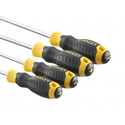 STANLEY® Hand Tools STHT16169-0 CUSHION GRIP™ Screwdriver Set, 4 Piece