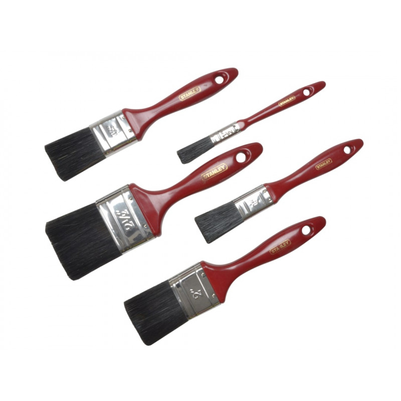 STANLEY® Hand Tools STPPIS5Z Decor Paint Brush Set of 5 12 25 37 50 & 62mm STANLEY® Hand Tools STPPIS5Z Decor Paint Brush Set of 5 12 25 37 50 & 62mm