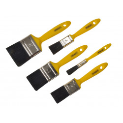 STANLEY® Hand Tools STPPYS5Z Hobby Paint Brush Set of 5 12 25 37 50 & 62mm