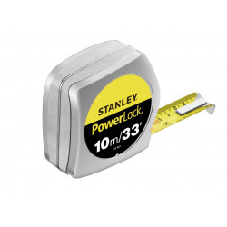 STANLEY® Hand Tools 0-33-443 PowerLock® Classic Pocket Tape 10m/33ft (Width 25mm)