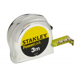 STANLEY® Hand Tools 0-33-522 PowerLock® Classic Pocket Tape 3m (Width 19mm) (Metric only)