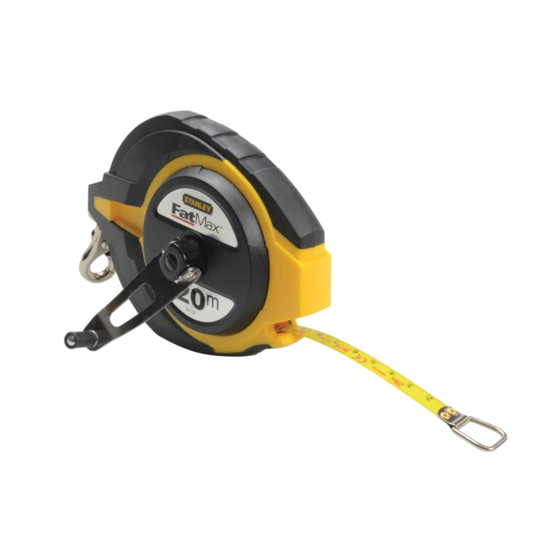 STANLEY® Hand Tools 0-34-133 FatMax® Closed Case Steel Long Tape 20m (Width 10mm) (Metric only) STANLEY® Hand Tools 0-34-133 FatMax® Closed Case Steel Long Tape 20m (Width 10mm) (Metric only)