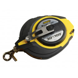 STANLEY® Hand Tools 0-34-132 FatMax® Closed Case Steel Long Tape 30m/100ft (Width 10mm)