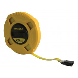 STANLEY® Hand Tools 0-34-296 Closed Case Fibreglass Long Tape 20m (Width 13mm)