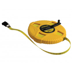 STANLEY® Hand Tools 0-34-297 Closed Case Fibreglass Long Tape 30m (Width 13mm)