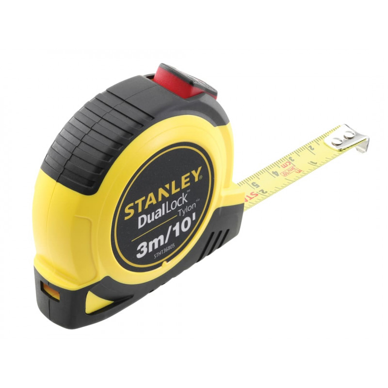 STANLEY® Hand Tools STHT36805-0 DualLock™ Tylon™ Pocket Tape 3m/10ft (Width 12mm) STANLEY® Hand Tools STHT36805-0 DualLock™ Tylon™ Pocket Tape 3m/10ft (Width 12mm)
