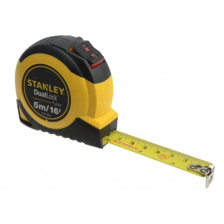 STANLEY® Hand Tools STHT36806-0 DualLock™ Tylon™ Pocket Tape 5m/16ft (Width 19mm)