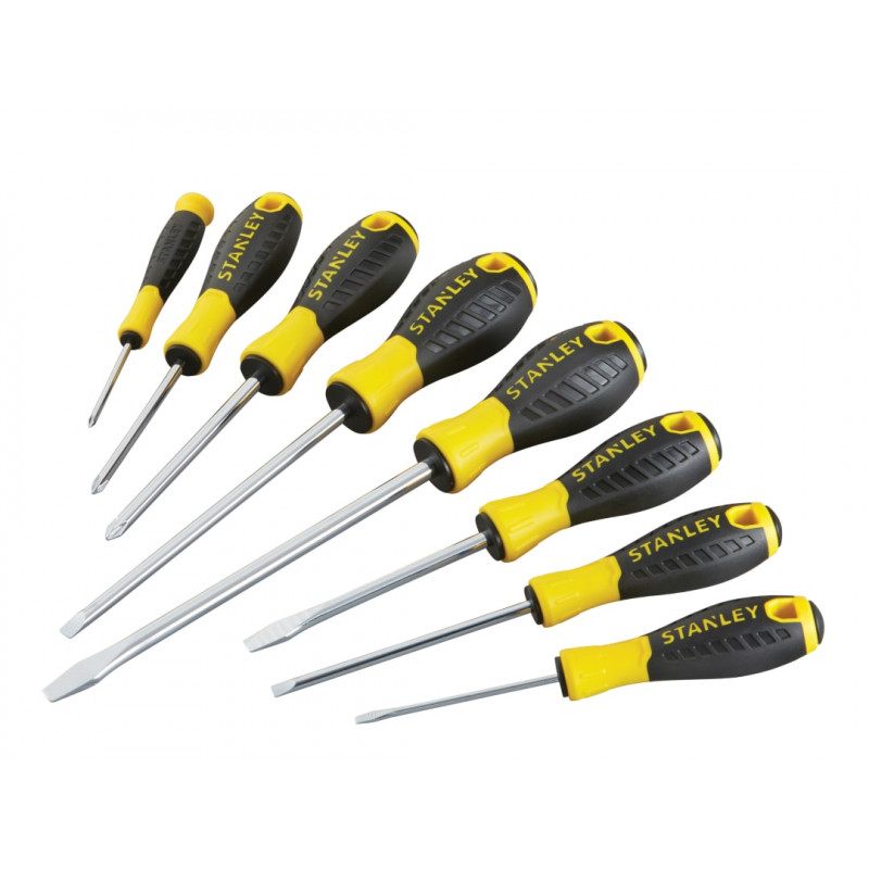STANLEY® Hand Tools STHT0-60210 0-60-210 Essential Screwdriver Set, 8 Piece STANLEY® Hand Tools STHT0-60210 0-60-210 Essential Screwdriver Set, 8 Piece