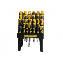 STANLEY® Hand Tools STHT0-62142 062142 Screwdriver Set in Rack, 26 Piece