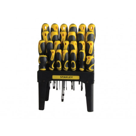 STANLEY® Hand Tools STHT0-62142 062142 Screwdriver Set in Rack, 26 Piece