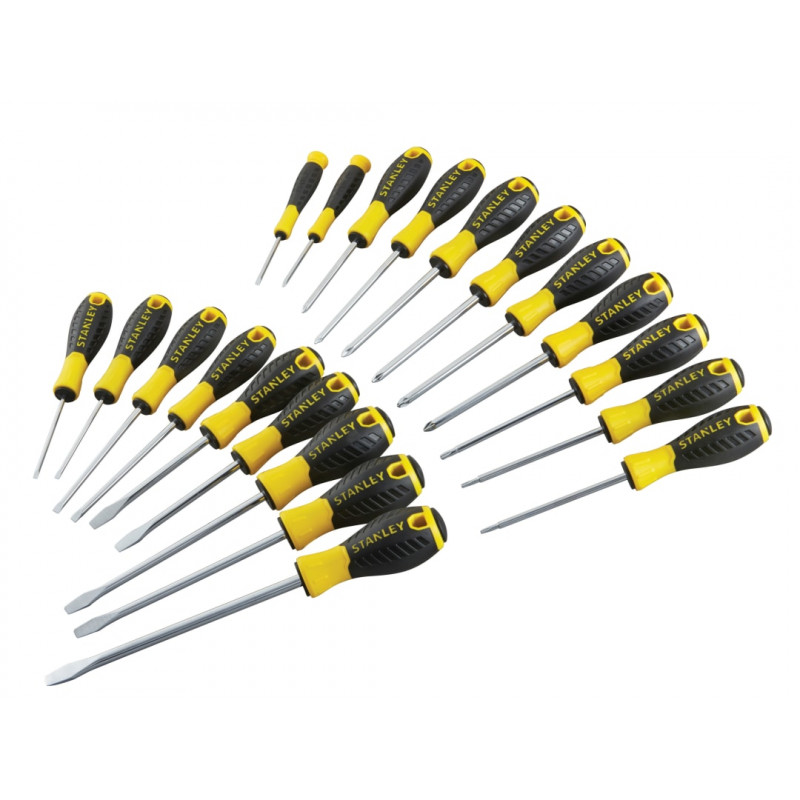 STANLEY® Hand Tools STHT0-60213 0-60-213 Essential Screwdriver Set, 20 Piece STANLEY® Hand Tools STHT0-60213 0-60-213 Essential Screwdriver Set, 20 Piece