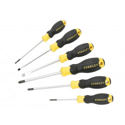 STANLEY® Hand Tools STHT0-62151 CUSHION GRIP™ Screwdriver Set, 6 Piece