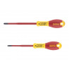 STANLEY® Hand Tools FMHT0-62649 FatMax® VDE Insulated Borneo PZ Scewdriver Set, 2 Piece
