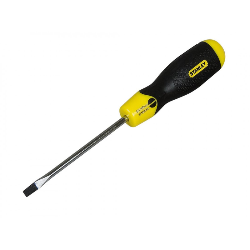 STANLEY® Hand Tools 0-64-923 Cushion Grip Screwdriver Parallel Tip 2.5 x 75mm STANLEY® Hand Tools 0-64-923 Cushion Grip Screwdriver Parallel Tip 2.5 x 75mm