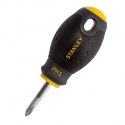 STANLEY® Hand Tools 0-65-406 FatMax® Stubby Screwdriver Phillips Tip PH1 x 30mm