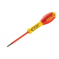 STANLEY® Hand Tools 0-65-411 FatMax® VDE Insulated Screwdriver Parallel Tip 3.5 x 75mm