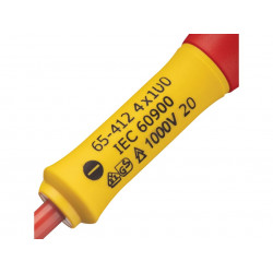STANLEY® Hand Tools 0-65-412 FatMax® VDE Insulated Screwdriver Parallel Tip 4.0 x 100mm