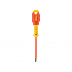 STANLEY® Hand Tools 0-65-418 FatMax® VDE Insulated Screwdriver Pozidriv Tip PZ1 x 100mm