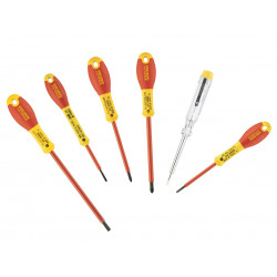 STANLEY® Hand Tools 0-65-443 FatMax® VDE Insulated Screwdriver Set, 6 Piece