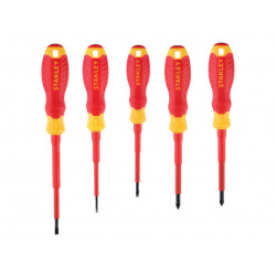 STANLEY® Hand Tools STHT65556-0 VDE Screwdriver Set, 5 Piece