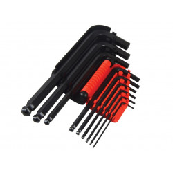 STANLEY® Hand Tools 0-69-256 Metric Ball End Hexagon Key Set, 9 Piece