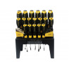 STANLEY® Hand Tools STHT0-74958 Screwdriver Set in Rack, 44 Piece