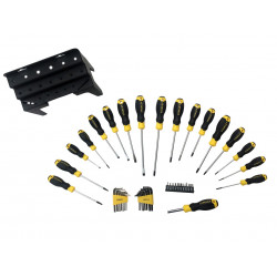STANLEY® Hand Tools STHT0-74958 Screwdriver Set in Rack, 44 Piece