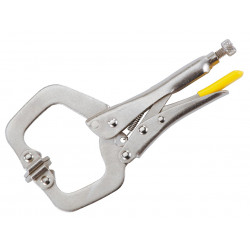 STANLEY® Hand Tools 0-84-815 Locking C-Clamp with Swivel Tips 170mm