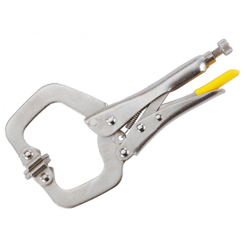 STANLEY® Hand Tools 0-84-815 Locking C-Clamp with Swivel Tips 170mm STANLEY® Hand Tools 0-84-815 Locking C-Clamp with Swivel Tips 170mm