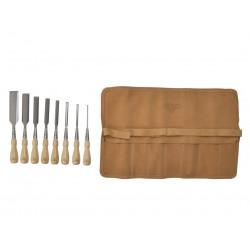 STANLEY® Hand Tools 1-16-793 Sweetheart Socket Chisel Set, 8 Piece: 3 6 8 12 15 18 25 & 32mm