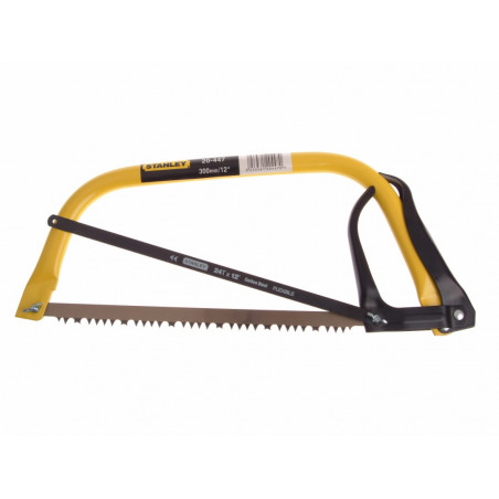 STANLEY® Hand Tools 1-20-447 Hack Bowsaw 300mm (12in) Plus Extra Hacksaw Blade