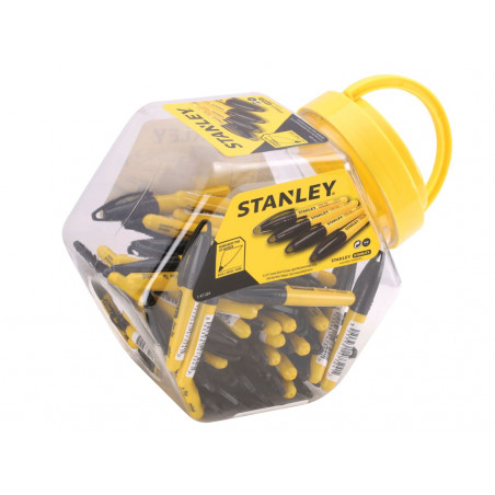 STANLEY® Hand Tools 1-47-324 Mini Fine Tip Marker Black (Tub 72)