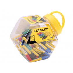 STANLEY® Hand Tools 1-47-329 Mini Fine Tip Marker, Mixed Colours (Tub 72)