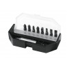 STANLEY® Hand Tools 1-68-734 Slotted/Phillips/Pozidriv Insert Bit Set, 10 Piece