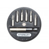 STANLEY® Hand Tools 1-68-737 Slotted/Phillips/Pozidriv Insert Bit Set, 7 Piece