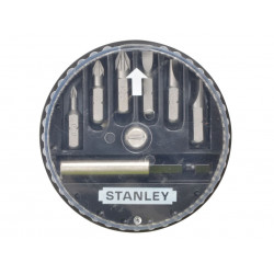 STANLEY® Hand Tools 1-68-738 Slotted/Pozidriv Insert Bit Set, 7 Piece