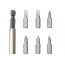 STANLEY® Hand Tools 1-68-737 Slotted/Phillips/Pozidriv Insert Bit Set, 7 Piece