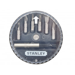 STANLEY® Hand Tools 1-68-737 Slotted/Phillips/Pozidriv Insert Bit Set, 7 Piece