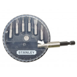 STANLEY® Hand Tools 1-68-737 Slotted/Phillips/Pozidriv Insert Bit Set, 7 Piece